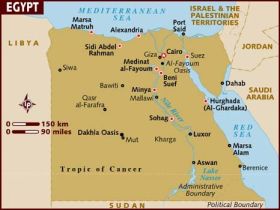 carte egypte