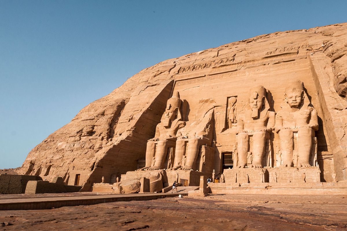 temple d'Abou Simbel au sud d'Assouan