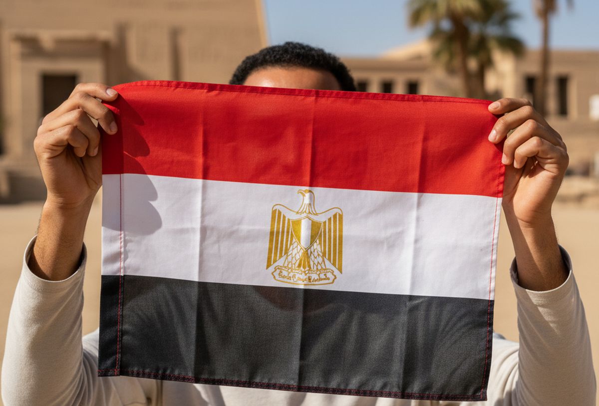 Le drapeau égyptien histoire, signification et symboles