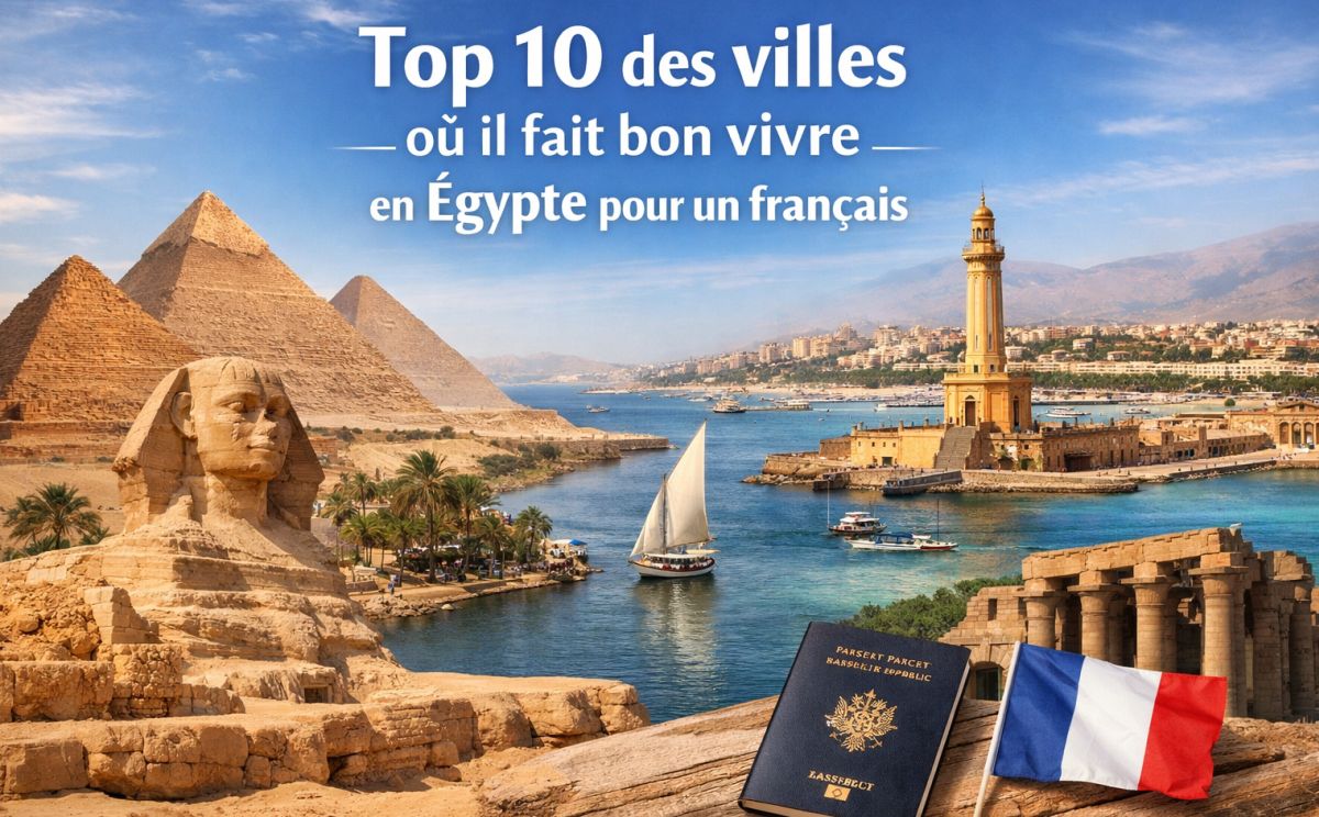Top 10 des villes où il fait bon vivre en Égypte pour un Français